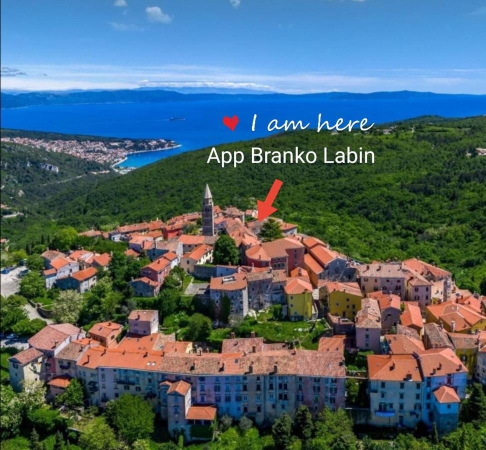 Apartment Branko With Terrace, Old Town Labin Лабин Экстерьер фото
